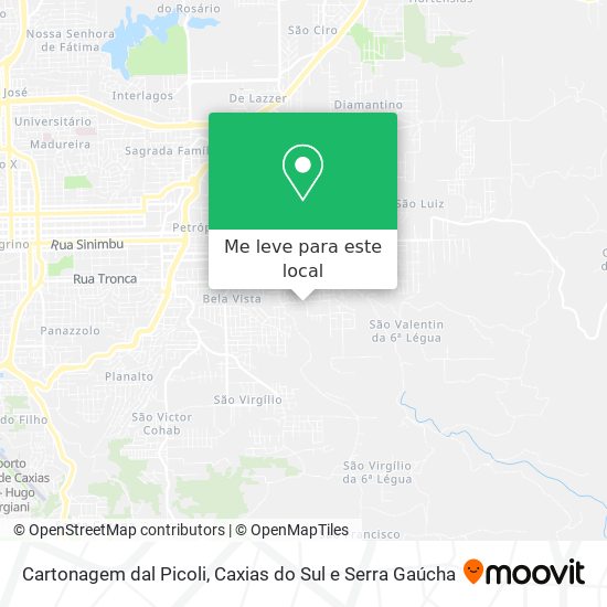 Cartonagem dal Picoli mapa