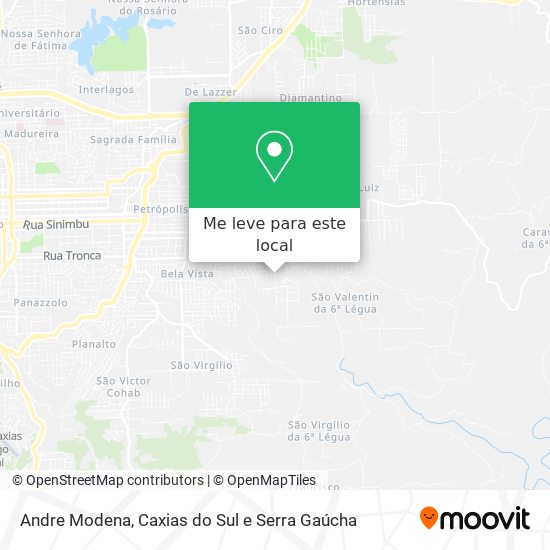 Andre Modena mapa