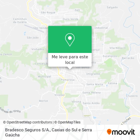 Bradesco Seguros S/A. mapa
