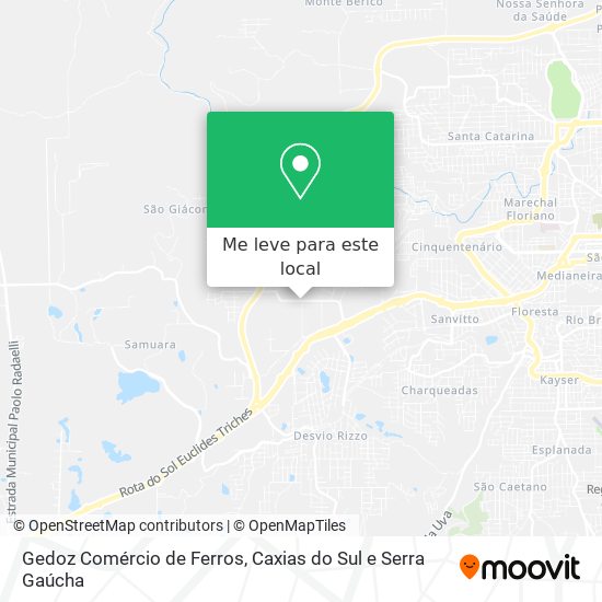 Gedoz Comércio de Ferros mapa