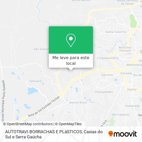AUTOTRAVI BORRACHAS E PLáSTICOS mapa