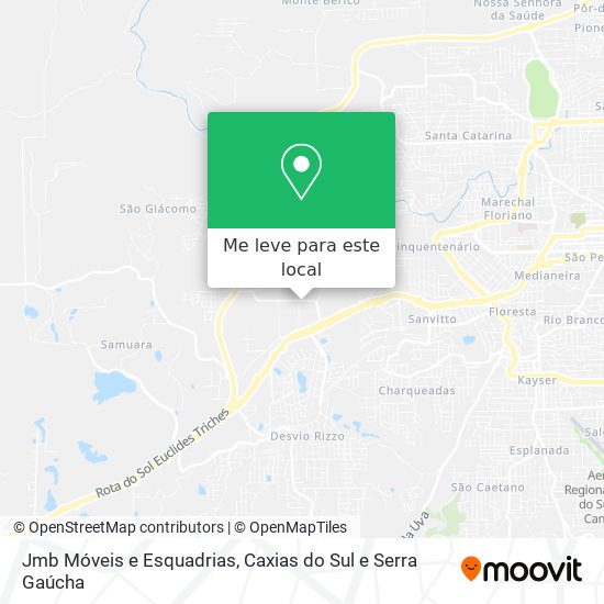 Jmb Móveis e Esquadrias mapa