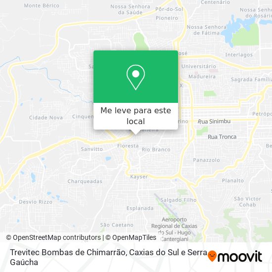 Trevitec Bombas de Chimarrão mapa