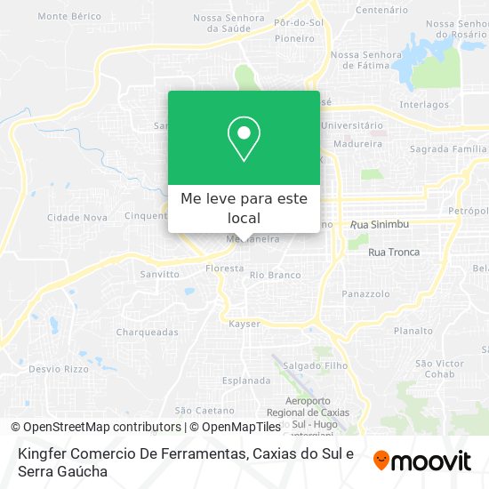 Kingfer Comercio De Ferramentas mapa