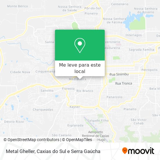 Metal Gheller mapa