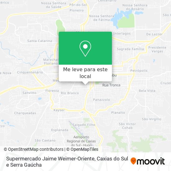 Supermercado Jaime Weimer-Oriente mapa