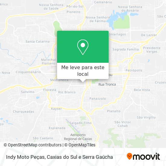 Indy Moto Peças mapa
