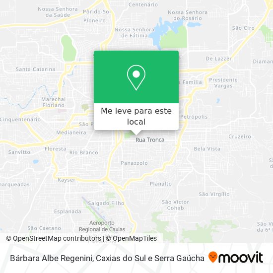 Bárbara Albe Regenini mapa