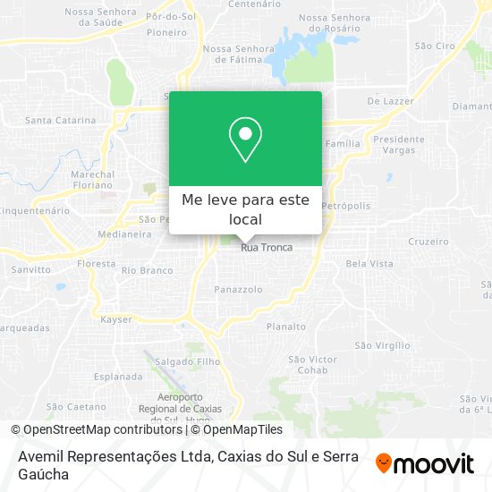 Avemil Representações Ltda mapa