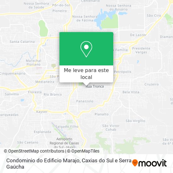 Condominio do Edificio Marajo mapa