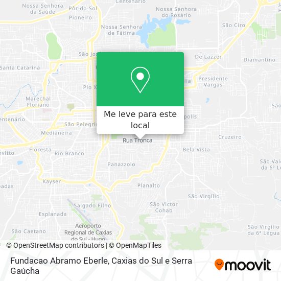 Fundacao Abramo Eberle mapa