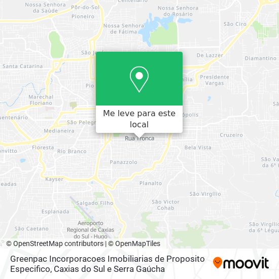 Greenpac Incorporacoes Imobiliarias de Proposito Especifico mapa