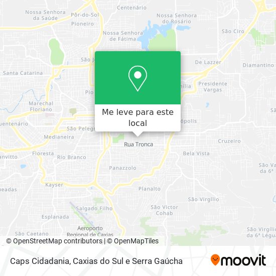 Caps Cidadania mapa