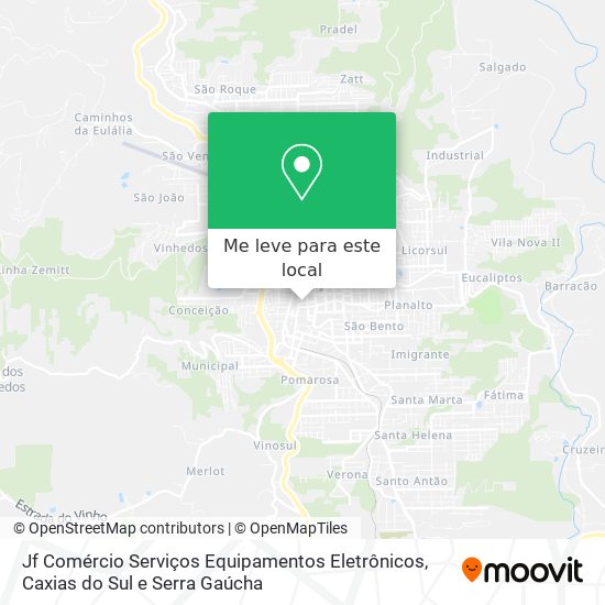 Jf Comércio Serviços Equipamentos Eletrônicos mapa