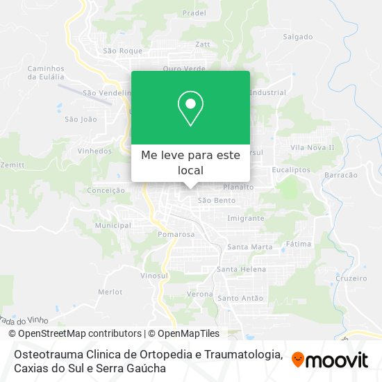 Osteotrauma Clinica de Ortopedia e Traumatologia mapa