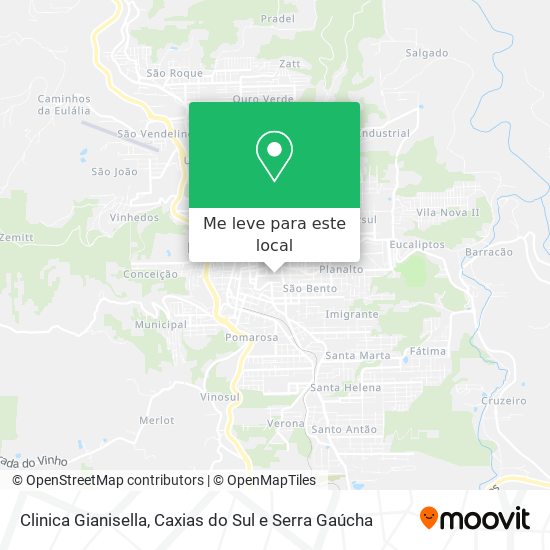 Clinica Gianisella mapa