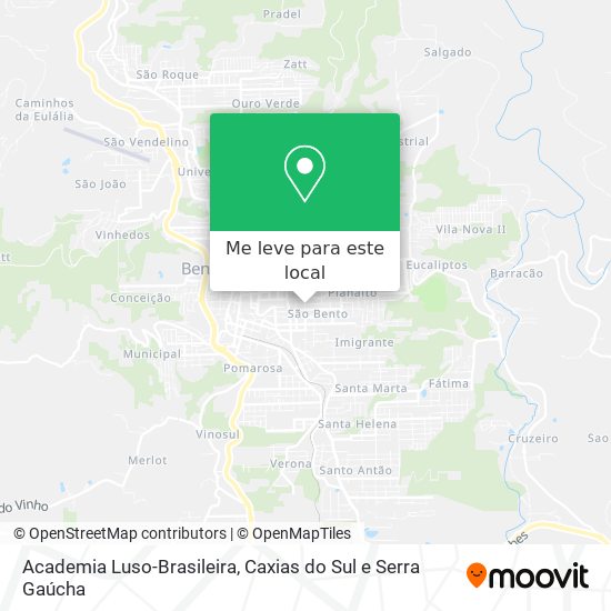 Academia Luso-Brasileira mapa