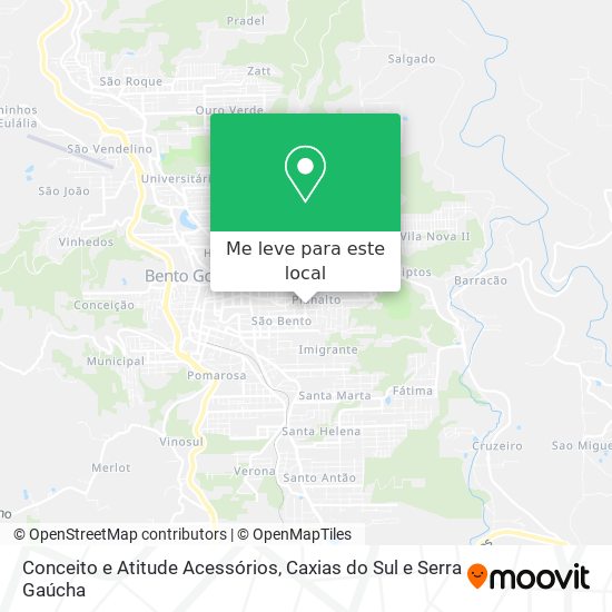 Conceito e Atitude Acessórios mapa