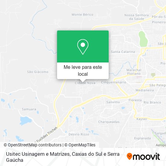 Usitec Usinagem e Matrizes mapa