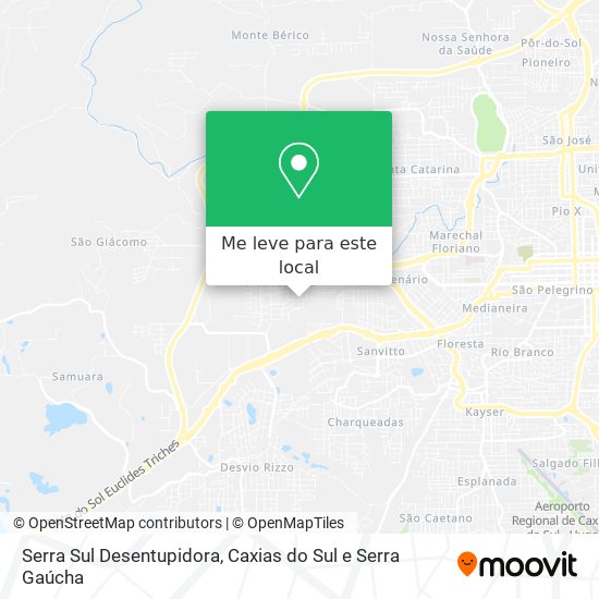Serra Sul Desentupidora mapa