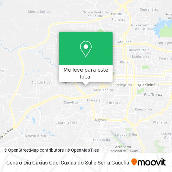 Centro Dia Caxias Cdc mapa