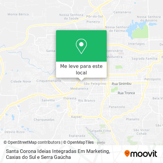 Santa Corona Ideias Integradas Em Marketing mapa