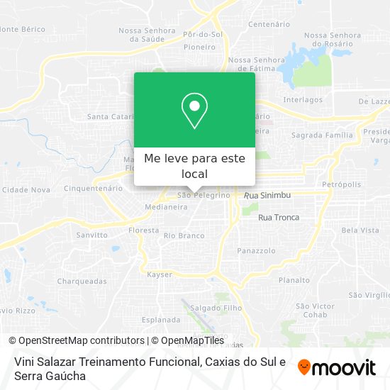 Vini Salazar Treinamento Funcional mapa