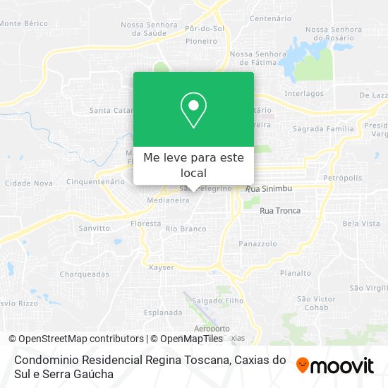 Condominio Residencial Regina Toscana mapa