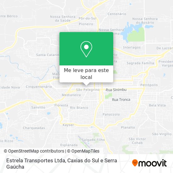 Estrela Transportes Ltda mapa