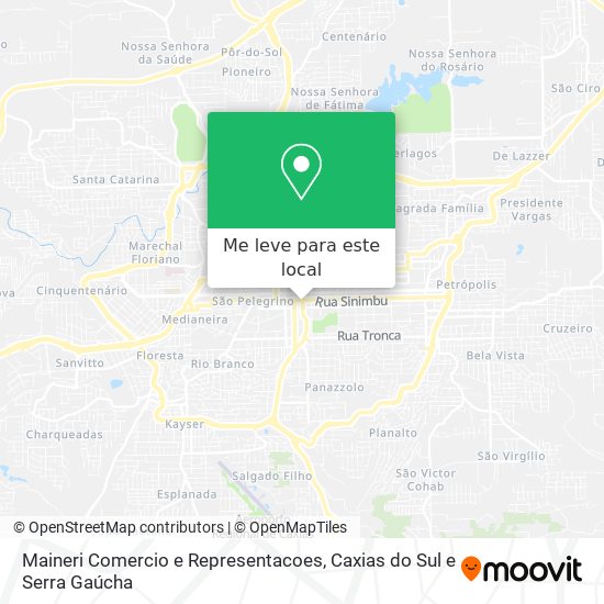 Maineri Comercio e Representacoes mapa