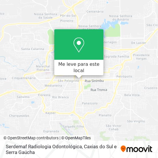 Serdemaf Radiologia Odontológica mapa