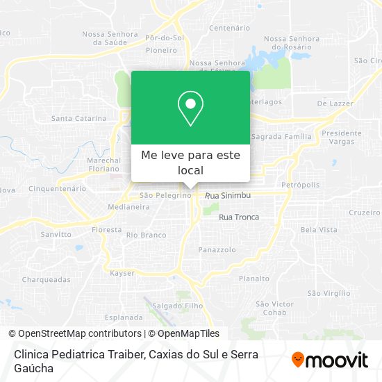 Clinica Pediatrica Traiber mapa