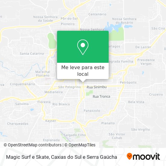 Magic Surf e Skate mapa