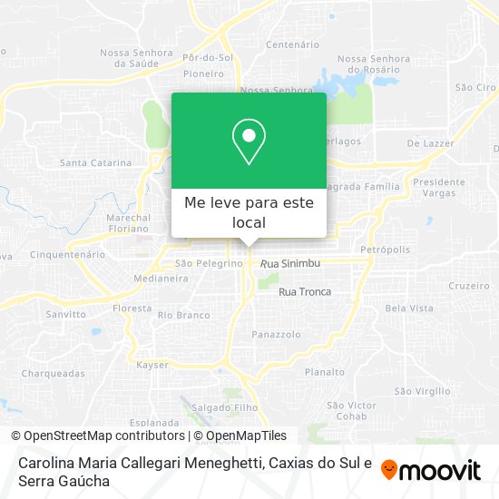 Carolina Maria Callegari Meneghetti mapa