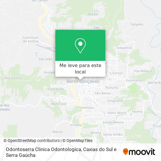 Odontoserra Clinica Odontologica mapa