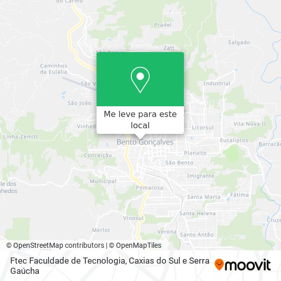 Ftec Faculdade de Tecnologia mapa