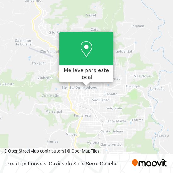 Prestige Imóveis mapa