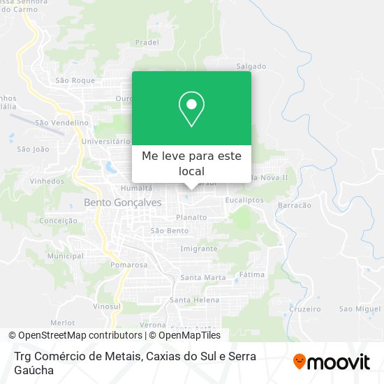 Trg Comércio de Metais mapa