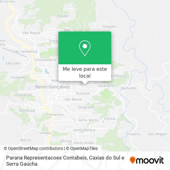 Parana Representacoes Contabeis mapa