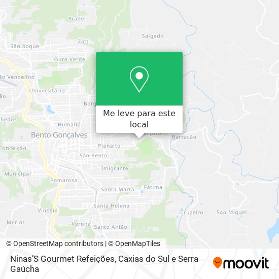Ninas’S Gourmet Refeições mapa