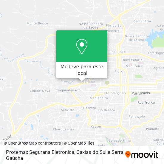 Protemax Segurana Eletronica mapa