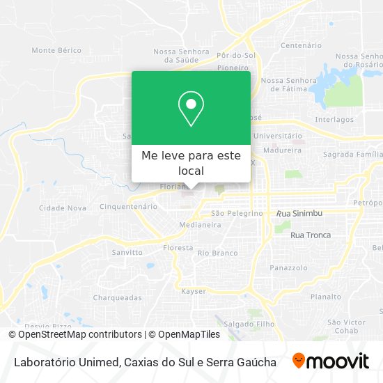 Laboratório Unimed mapa