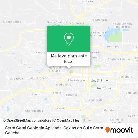 Serra Geral Geologia Aplicada mapa