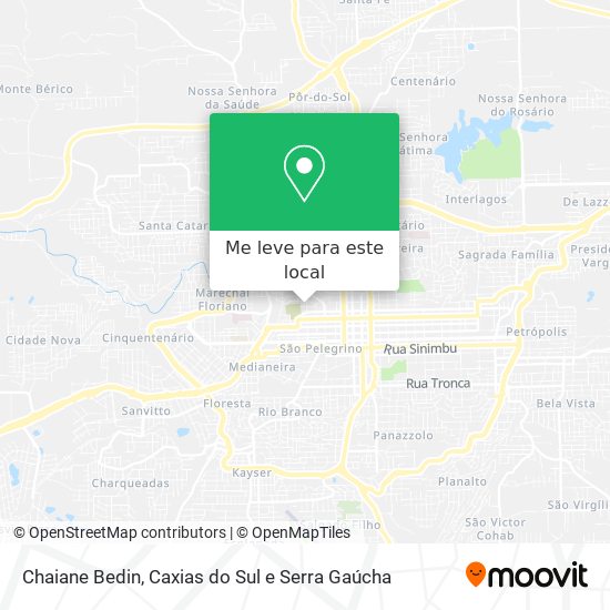 Chaiane Bedin mapa