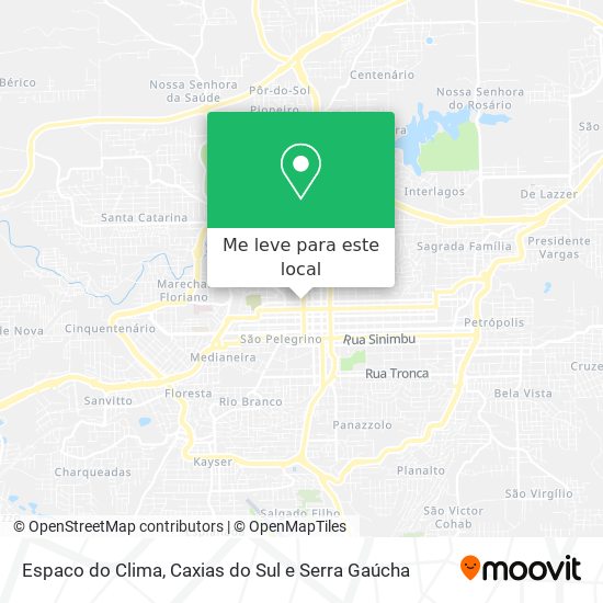 Espaco do Clima mapa