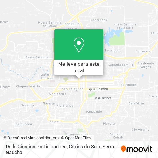 Della Giustina Participacoes mapa