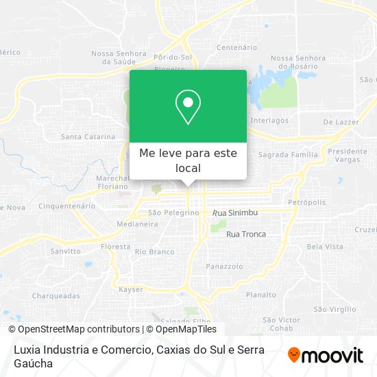 Luxia Industria e Comercio mapa