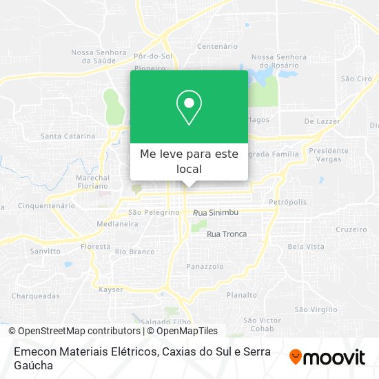Emecon Materiais Elétricos mapa