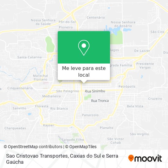 Sao Cristovao Transportes mapa
