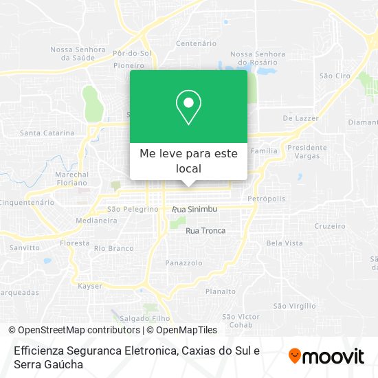Efficienza Seguranca Eletronica mapa
